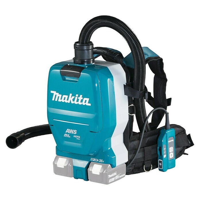 Makita LXT 18V Aspiradora con mochila de batería DVC265ZXU (36 V, Sin batería, Volumen de recipiente: 2 l) | BAUHAUS