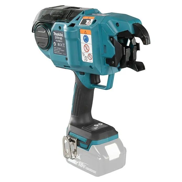 Makita LXT 18V Atadora de ferralla de batería DTR180 - 18 V, Sin batería - Atadora de barras de refuerzo inalámbrica Makita DTR180, una herramienta potente para atar barras de refuerzo de forma eficiente y segura en la construcción.