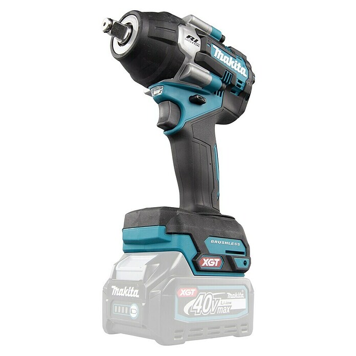 Makita XGT 40V max. Llave de impacto de batería TW007GZ (40 V, Sin batería, 760 Nm) | BAUHAUS