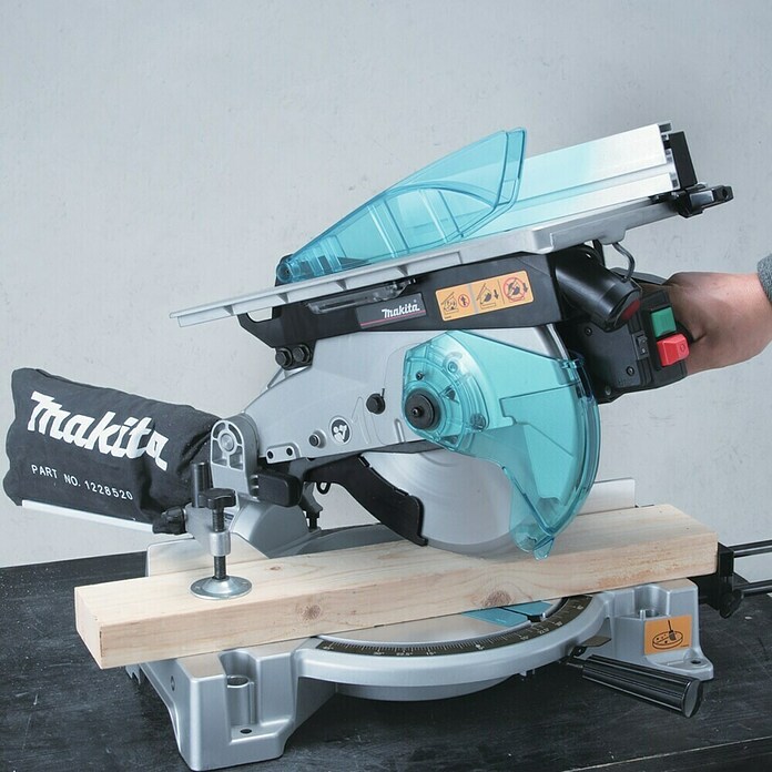 Makita Sierra ingletadora LH1040F (1.650 W, Diámetro hoja de sierra: 260 mm, Número de revoluciones de marcha en vacío: 4.800 r.p.m.)