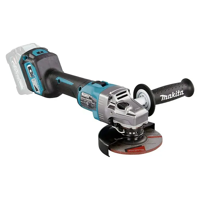 Makita XGT 40V max. Amoladora angular de batería GA023GZ - 40 V, Sin batería - Amoladora angular inalámbrica Makita GA023G con un diámetro de disco de 125 mm, ideal para cortar y amolar diversos materiales.