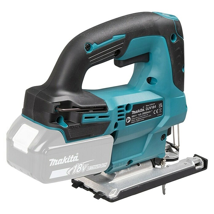 Makita LXT 18V Sierra de calar a batería con acción pendular DJV184Z (18 V, Sin batería, Número de carreras marcha en vacío: 3.000 /min) | BAUHAUS
