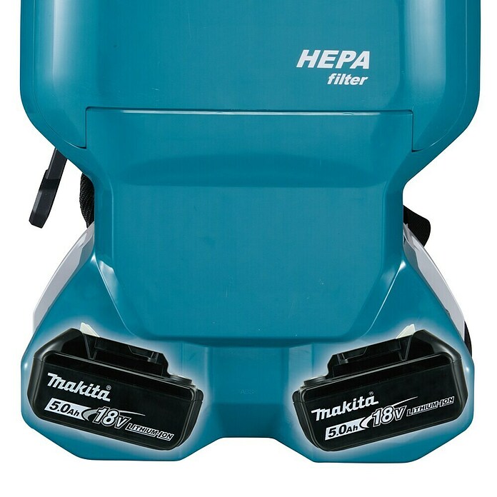 Makita LXT 18V Aspiradora con mochila de batería DVC665ZU (36 V, Sin batería, Volumen de recipiente: 6 l, Con bolsa) | BAUHAUS