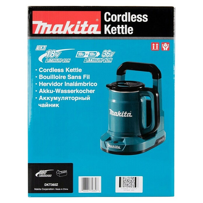 Makita LXT 18V Hervidor de agua DKT360Z (18 V, Sin batería) | BAUHAUS