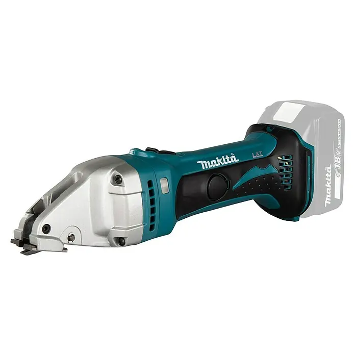 Makita LXT 18V Cizalla de batería DJS101 - 18 V, Sin batería, Número de carreras marcha en vacío: 4.300 /min - Cizalla de metal inalámbrica Makita DJS161Z. Cizalla potente para cortes precisos en metal, ideal para profesionales.