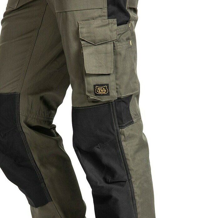 Rica Lewis Professionele werkbroek MOBILOS 484 green (Kledingmaat: 60, Groen) | BAUHAUS