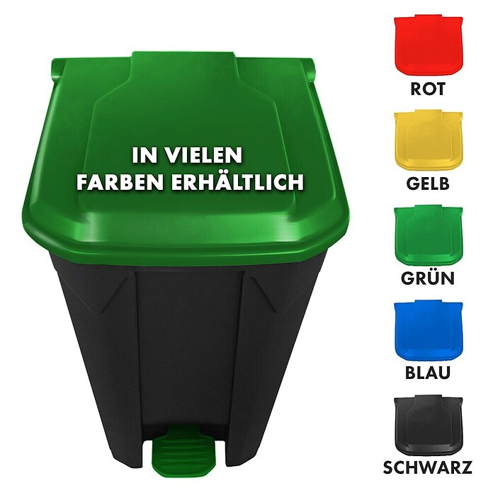 Treteimer Olaf (80 l, Kunststoff, Grün) | BAUHAUS