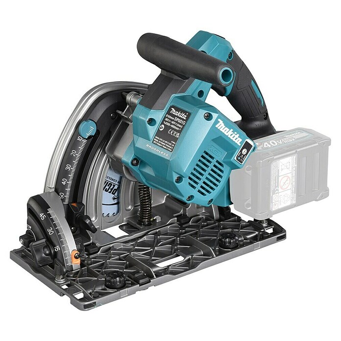 Makita XGT 40V max. Sierra de inmersión de batería SP001GZ03 (40 V, Sin batería, Diámetro hoja de sierra: 165 mm, 2.500 r.p.m.) | BAUHAUS