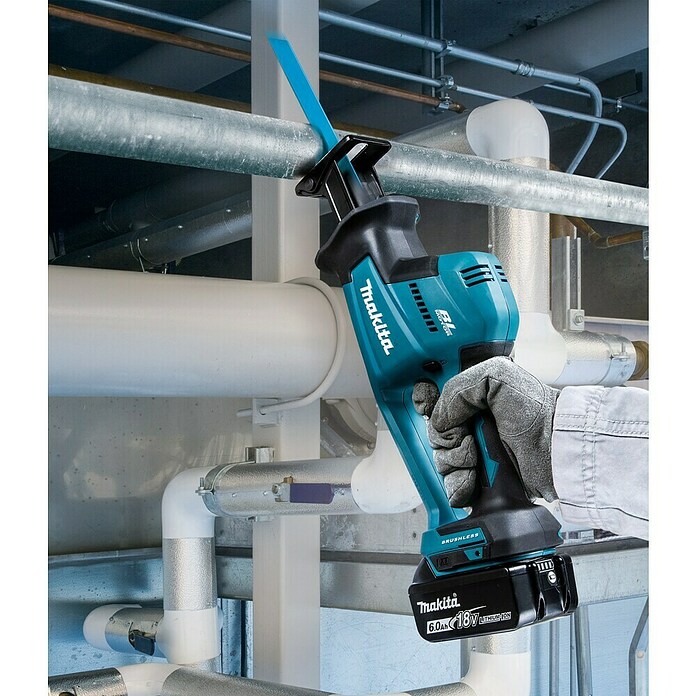 Makita LXT 18V Sierra de sable de batería DJR189 (18 V, Sin batería) | BAUHAUS