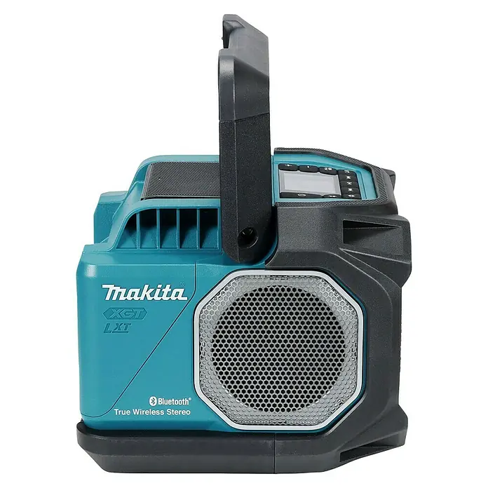 Makita Bluetooth-Lautsprecher MR014GZ - 40 V, Ohne Akku - Makita XGT LXT Baustellenradio mit Bluetooth für kabellosen Stereoklang, ideal für Baustellen und Werkstätten.