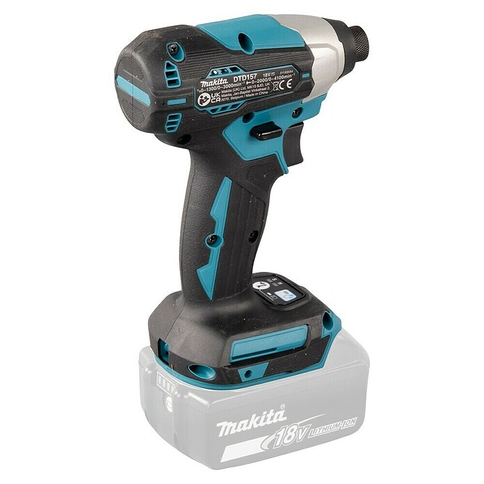 Makita LXT 18V Llave de impacto de batería DTD157Z (18 V, Sin batería, 140 Nm) | BAUHAUS