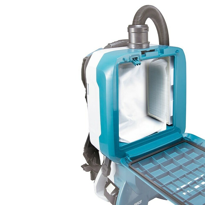 Makita LXT 18V Aspiradora con mochila de batería DVC665ZU (36 V, Sin batería, Volumen de recipiente: 6 l, Con bolsa) | BAUHAUS