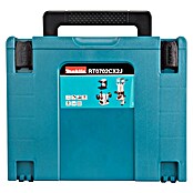 Makita Fresadora eléctrica RT0702CX2J (710 W, 10.000 r.p.m. - 34.000 r.p.m., Diámetro del portaherramientas: 6 mm - 8 mm) | BAUHAUS