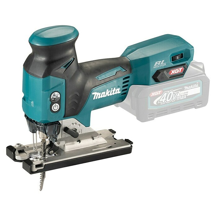 Makita XGT 40V max. Sierra de calar a batería con acción pendular JV001GZ (40 V, Sin batería, Número de carreras marcha en vacío: 800 /min - 3.500 /min) | BAUHAUS