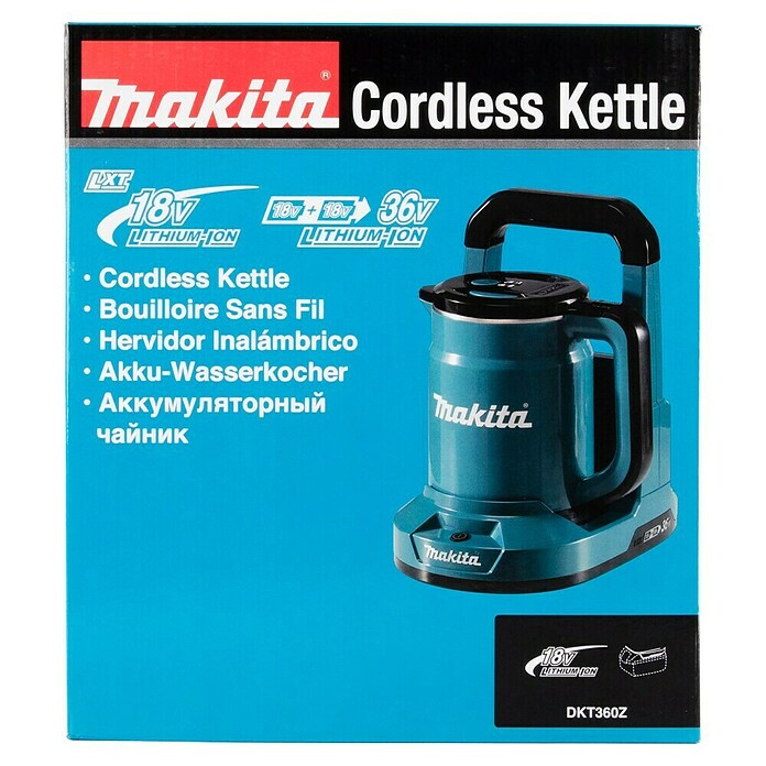 Makita LXT 18V Hervidor de agua DKT360Z (18 V, Sin batería) | BAUHAUS