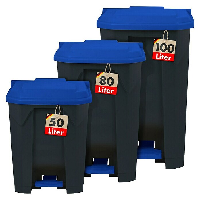 Treteimer Olaf (50 l, Kunststoff, Blau) | BAUHAUS