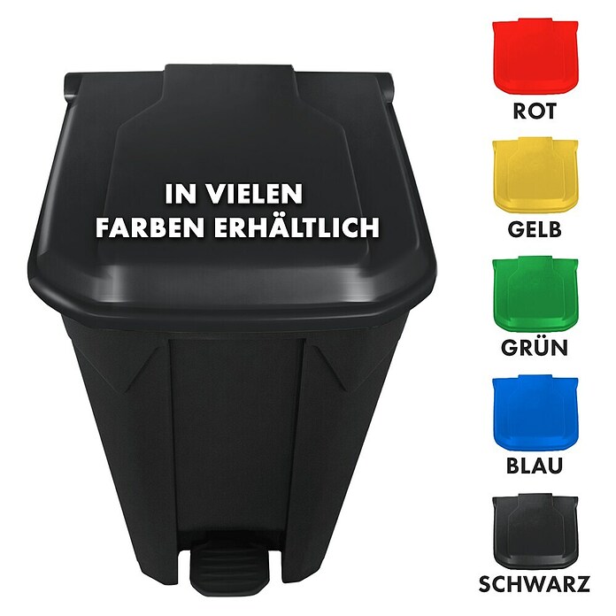 Treteimer Olaf (50 l, Kunststoff, Grau) | BAUHAUS