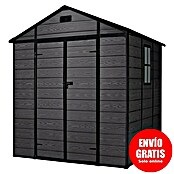 Hoggar Caseta de jardín One 4.6 Black (Medidas ext. (An x Pr): 229 x 200 cm, Plástico, Negro, Área: 4,6 m²) | BAUHAUS