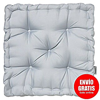 Cojín para suelo capitone water resist (Gris, 45 x 45 cm, 1 ud.)