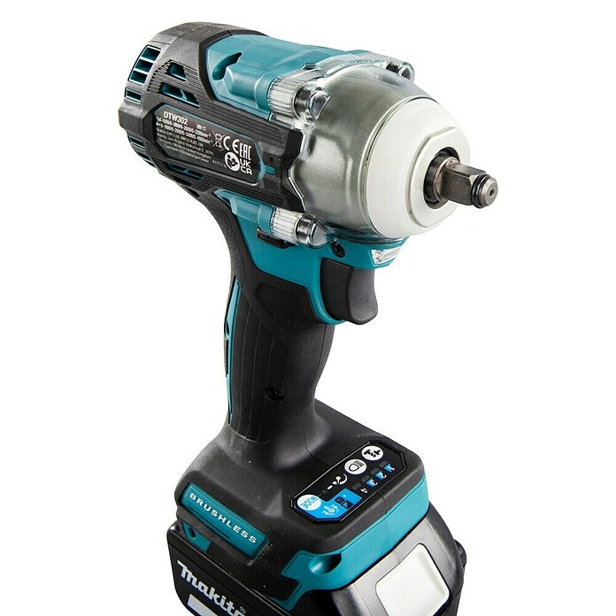 Makita LXT 18V Llave de impacto de batería DTW302 (18 V, Sin batería, 300 Nm) | BAUHAUS