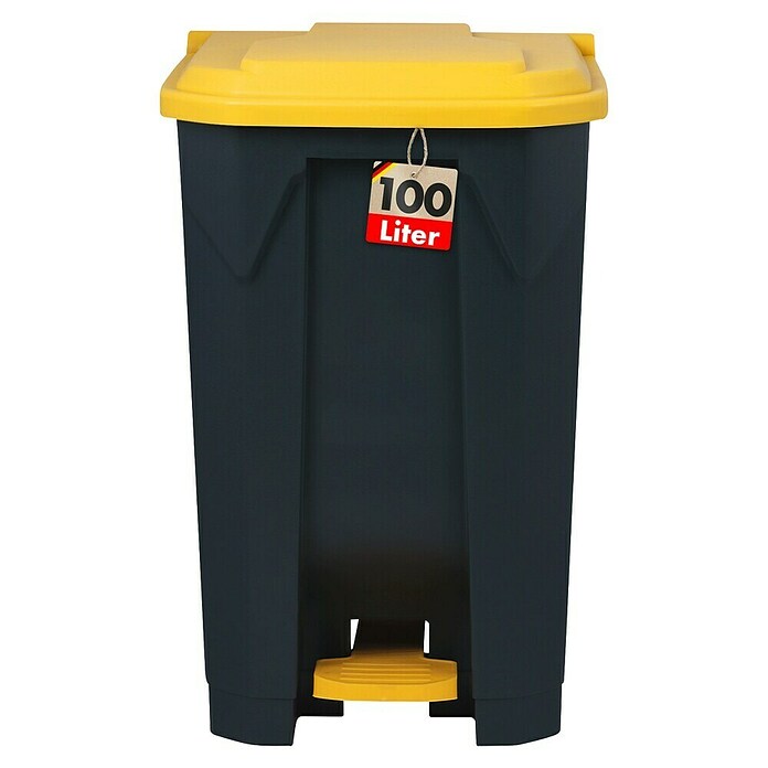 Treteimer Olaf (100 l, Kunststoff, Gelb) | BAUHAUS