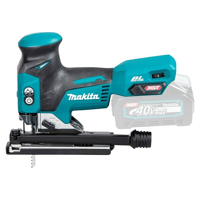 Makita XGT 40V max. Sierra de calar a batería con acción pendular JV001GZ (40 V, Sin batería, Número de carreras marcha en vacío: 800 /min - 3.500 /min) | BAUHAUS