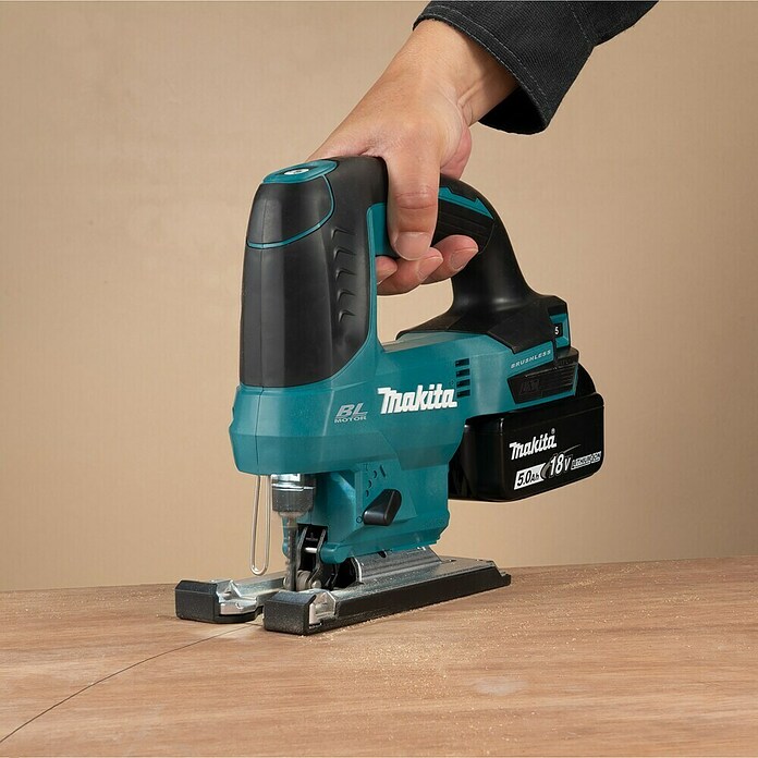 Makita LXT 18V Sierra de calar a batería con acción pendular DJV184Z (18 V, Sin batería, Número de carreras marcha en vacío: 3.000 /min) | BAUHAUS