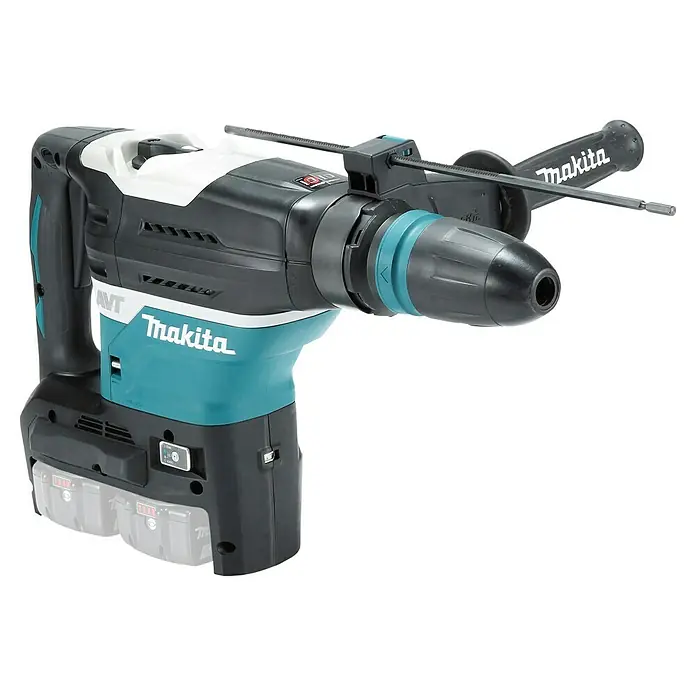 Makita LXT 18V Akku-Kombihammer DHR400ZKUN - 36 V, Ohne Akku, 8 J - Abbildung eines Makita Akku-Bohrhammers, ideal für schwere Bohrarbeiten und Abbrucharbeiten. Ein robustes Werkzeug für Profis.
