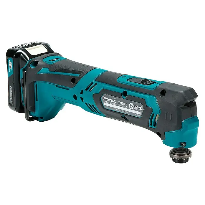 Makita Multiherramienta de batería TM30DSMJX5 - 12 V, 1 batería, 4 Ah - La multiherramienta Makita TM30D para aplicaciones versátiles. Compacta y potente para un trabajo preciso.