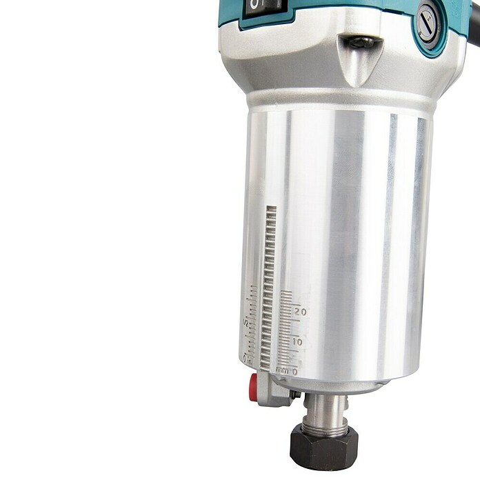 Makita Fresadora eléctrica RT0702CX2J (710 W, 10.000 r.p.m. - 34.000 r.p.m., Diámetro del portaherramientas: 6 mm - 8 mm) | BAUHAUS