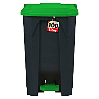 Treteimer Olaf (100 l, Kunststoff, Grün)