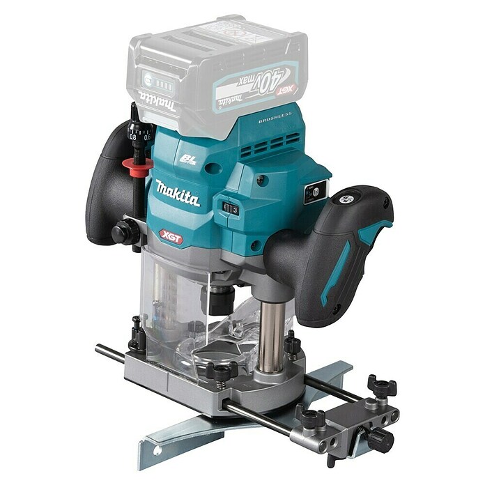 Makita XGT 40V max. Fresadora de superficie RP001GZ (40 V, 1 batería) | BAUHAUS