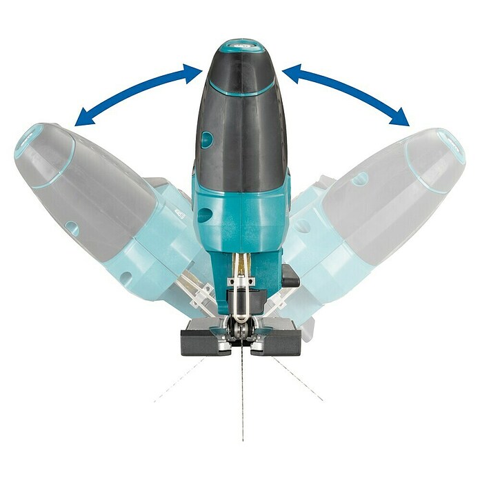 Makita LXT 18V Sierra de calar a batería con acción pendular DJV184Z (18 V, Sin batería, Número de carreras marcha en vacío: 3.000 /min) | BAUHAUS