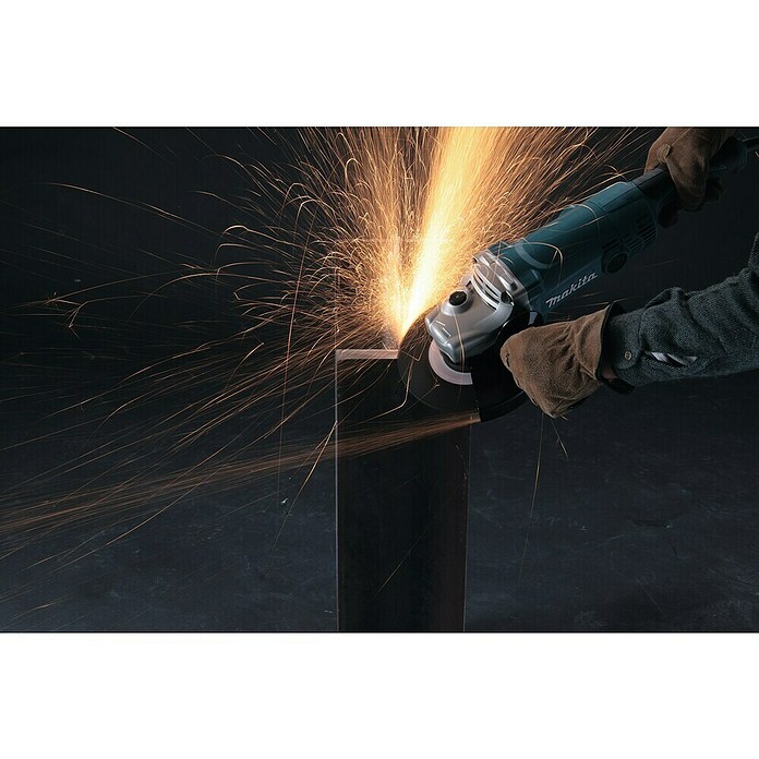 Makita Amoladora angular eléctrica GA7050R (2.000 W, Diámetro disco: 180 mm, Número de revoluciones de marcha en vacío: 8.500 r.p.m.) | BAUHAUS