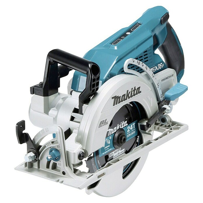 Makita LXT 18V Sierra circular de batería DRS780Z (36 V, Sin batería, Diámetro hoja de sierra: 185 mm, 5.100 r.p.m.) | BAUHAUS