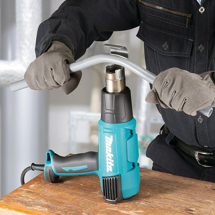 Makita Pistola de aire caliente HG6531C (2.000 W, Rango de temperaturas: 50 °C - 650 °C) | BAUHAUS