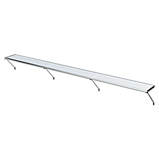 KGT Gewächshaus-Regal (227 x 26 x 130 cm, Silber)
