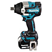 Makita LXT 18V Llave de impacto de batería DTW701RTJ (18 V, 2 baterías, 5 Ah, 700 Nm) | BAUHAUS