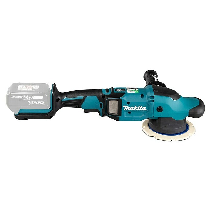 Makita LXT 18V Pulidora excéntrica de batería DPO600 (18 V, Sin batería, Diámetro plato de pulir: 150 mm) | BAUHAUS