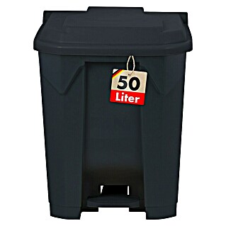 Treteimer Olaf (50 l, Kunststoff, Grau)