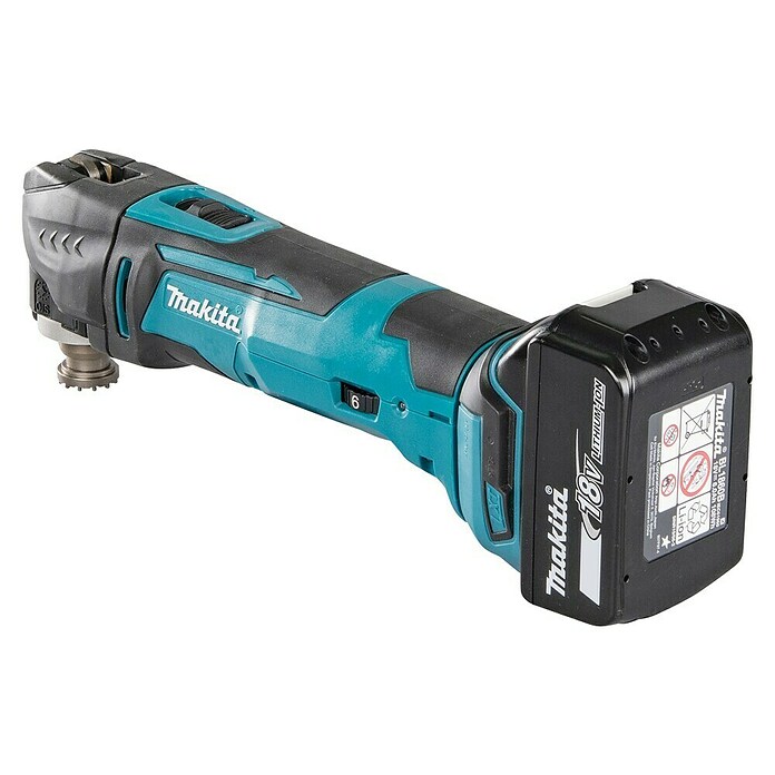 Makita LXT 18V Multiherramienta de batería DTM51 (18 V, 1 batería, 5 Ah) | BAUHAUS