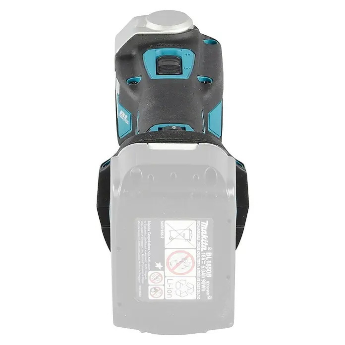 Makita LXT 18V Multiherramienta de batería DTM52ZJX2 - 18 V, Sin batería - Llave de impacto inalámbrica Makita con batería BL1850B, 18V, 5.0Ah, 90Wh. Ideal para trabajos de atornillado potentes.