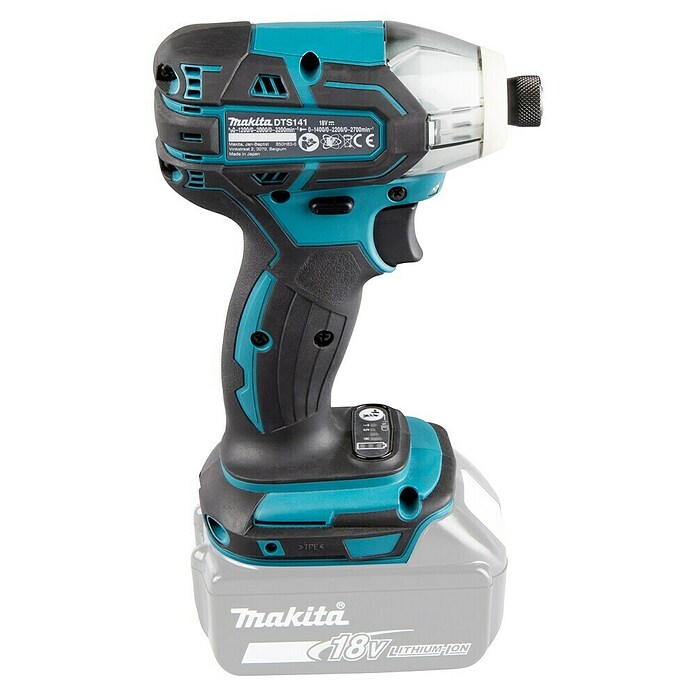 Makita LXT 18V Atornillador de impacto de batería DTS141Z (18 V, Sin batería, 40 Nm) | BAUHAUS