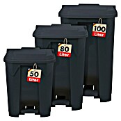 Treteimer Olaf (100 l, Kunststoff, Grau) | BAUHAUS