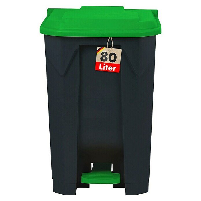 Treteimer Olaf (80 l, Kunststoff, Grün) | BAUHAUS