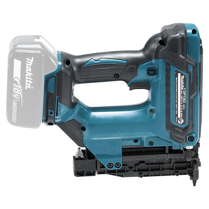 Makita LXT 18V Clavadora de batería DPT353Z (18 V, Sin batería, Longitud del clavo: 15 mm - 35 mm) | BAUHAUS