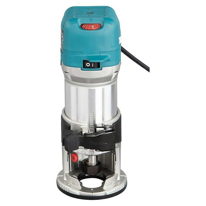 Makita Fresadora eléctrica RT0702CX2J (710 W, 10.000 r.p.m. - 34.000 r.p.m., Diámetro del portaherramientas: 6 mm - 8 mm) | BAUHAUS