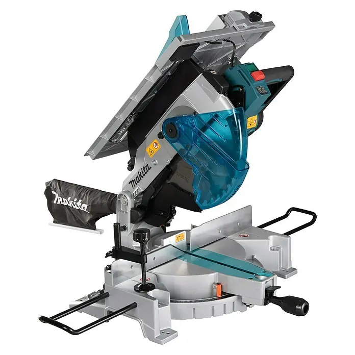 Makita Kapp- & Gehrungssäge LH1201FL - 1.650 W, Durchmesser Sägeblatt: 305 mm, Leerlaufdrehzahl: 0 U/min - 3.800 U/min - Eine Makita Kapp- und Gehrungssäge, ideal für präzise Holzschnitte. Perfekt für Heimwerker und Profis, die Wert auf Qualität legen.