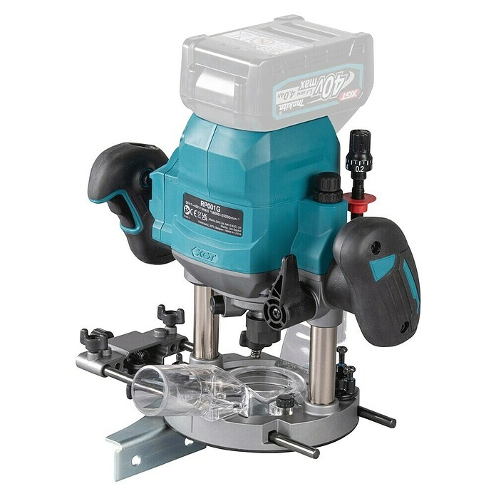 Makita XGT 40V max. Fresadora de superficie RP001GZ (40 V, 1 batería) | BAUHAUS