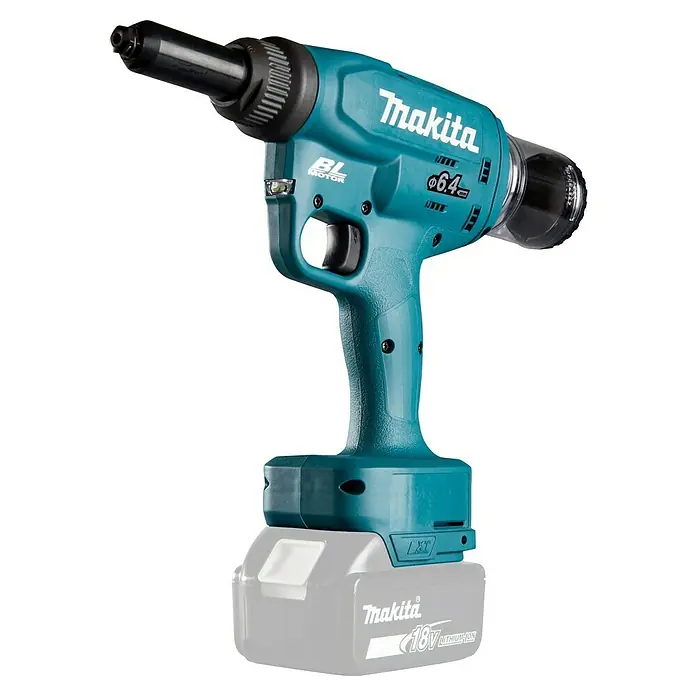 Makita LXT 18V Pistola remachadora de batería DRV250 - 18 V, Sin batería, Altura de elevación: 30 mm - Remachadora inalámbrica Makita: Una herramienta potente para remachar de forma eficiente y precisa, ideal para profesionales y bricolaje.